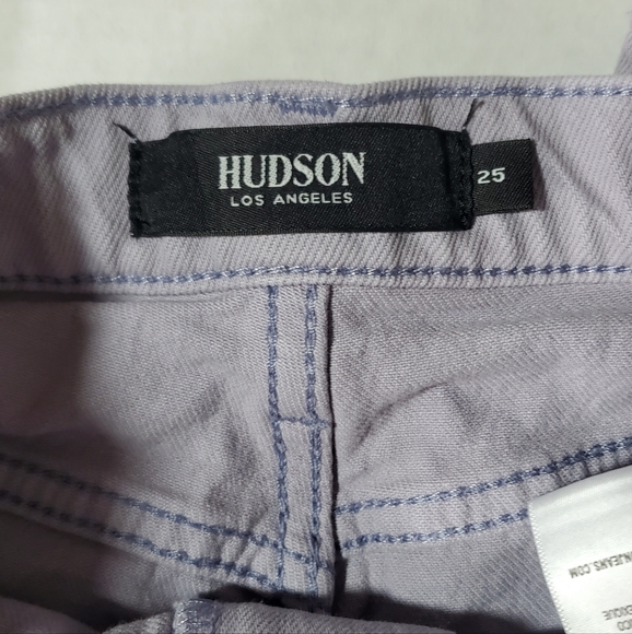 HUDSON REMI straight cropped Lilac Womens‎ Size 25 Jeans - Picture 3 of 11